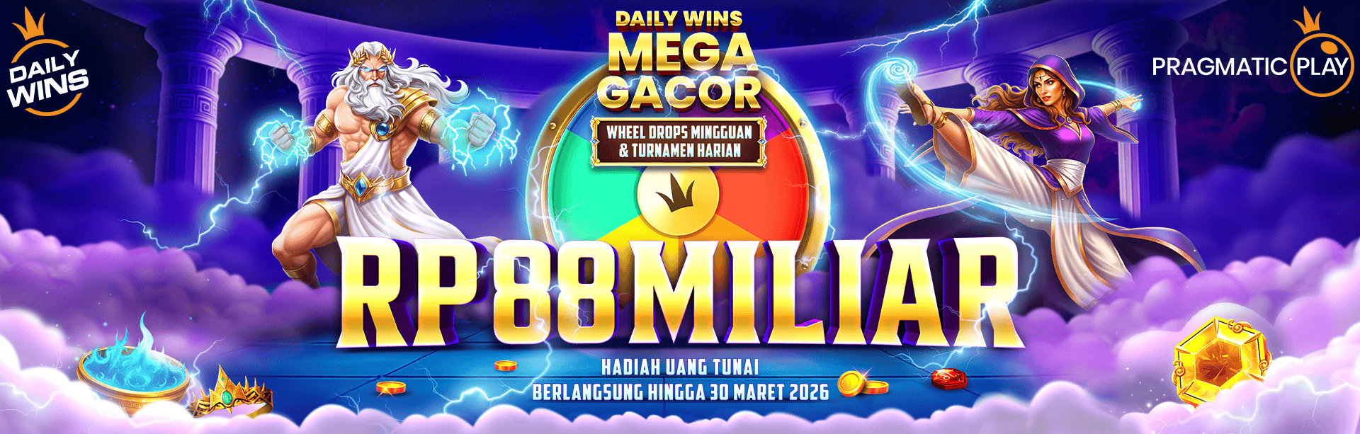 PP - DAILY WINS MEGA GACOR SEASON 3 - LEVEL 8